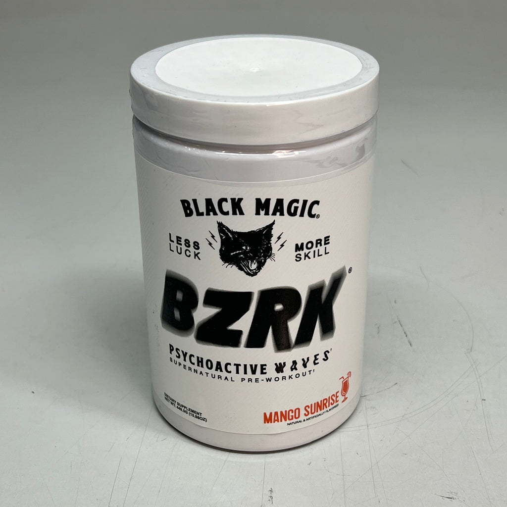 Black Magic BZRK Waves Pre Workout Mango Sunrise 25 Servings BB 04/27