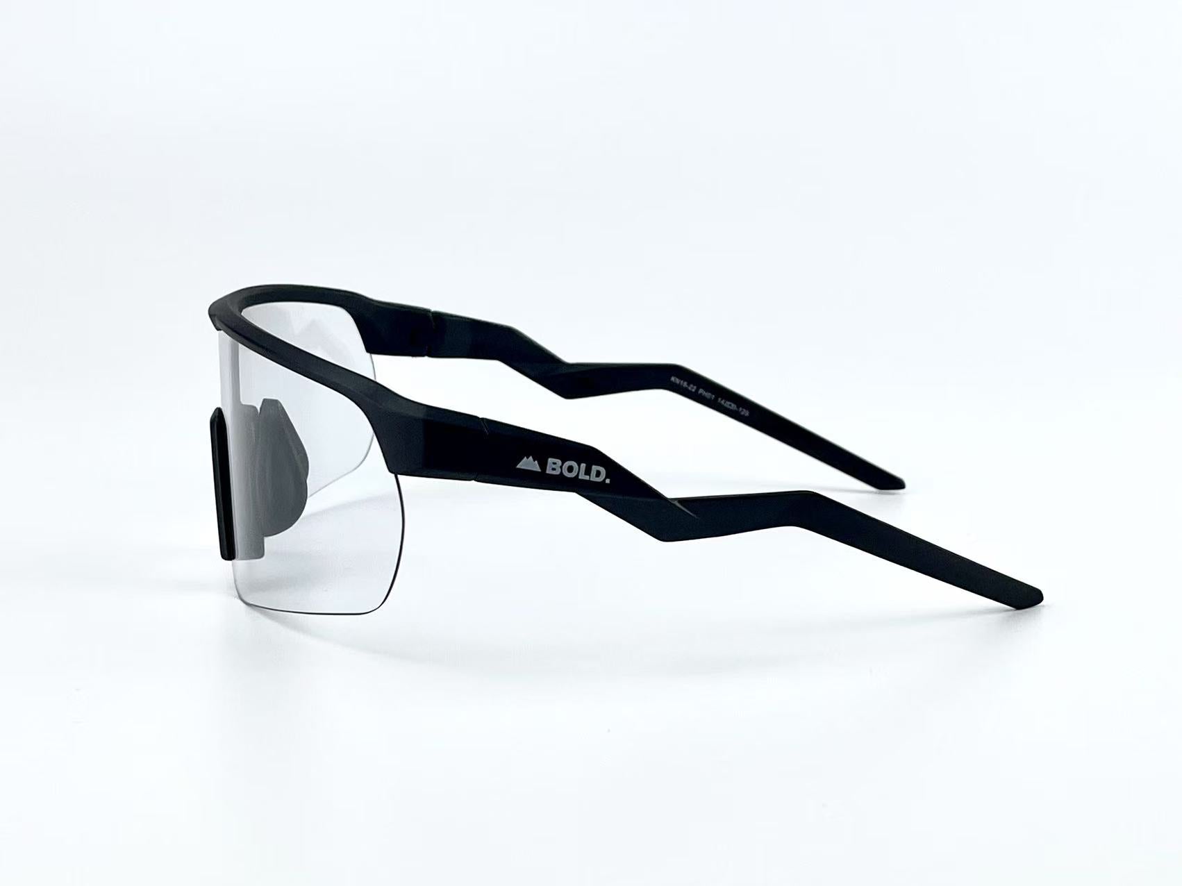 BOLD Flash Photochromic Sunglasses – MTB, Ski, Run & Lifestyle Eyewear