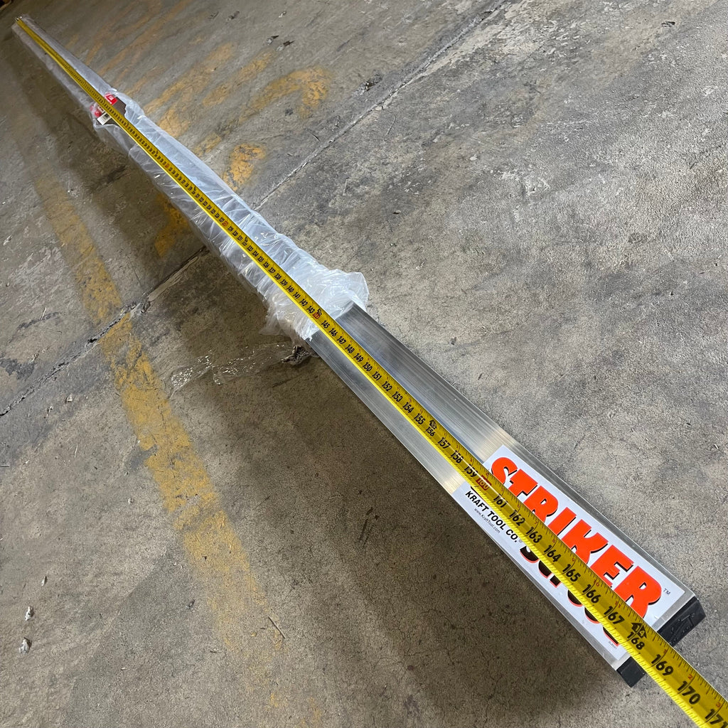 KRAFT TOOL CO. Striker Screed 168”x3-1/2”x1-1/2” ALUMINUM CC614AL