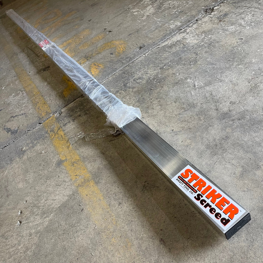 KRAFT TOOL CO. Striker Screed 168”x3-1/2”x1-1/2” ALUMINUM CC614AL