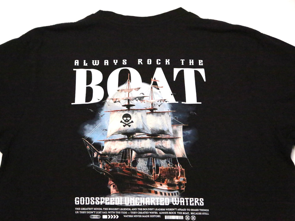 Always Rock The Boat T - Black