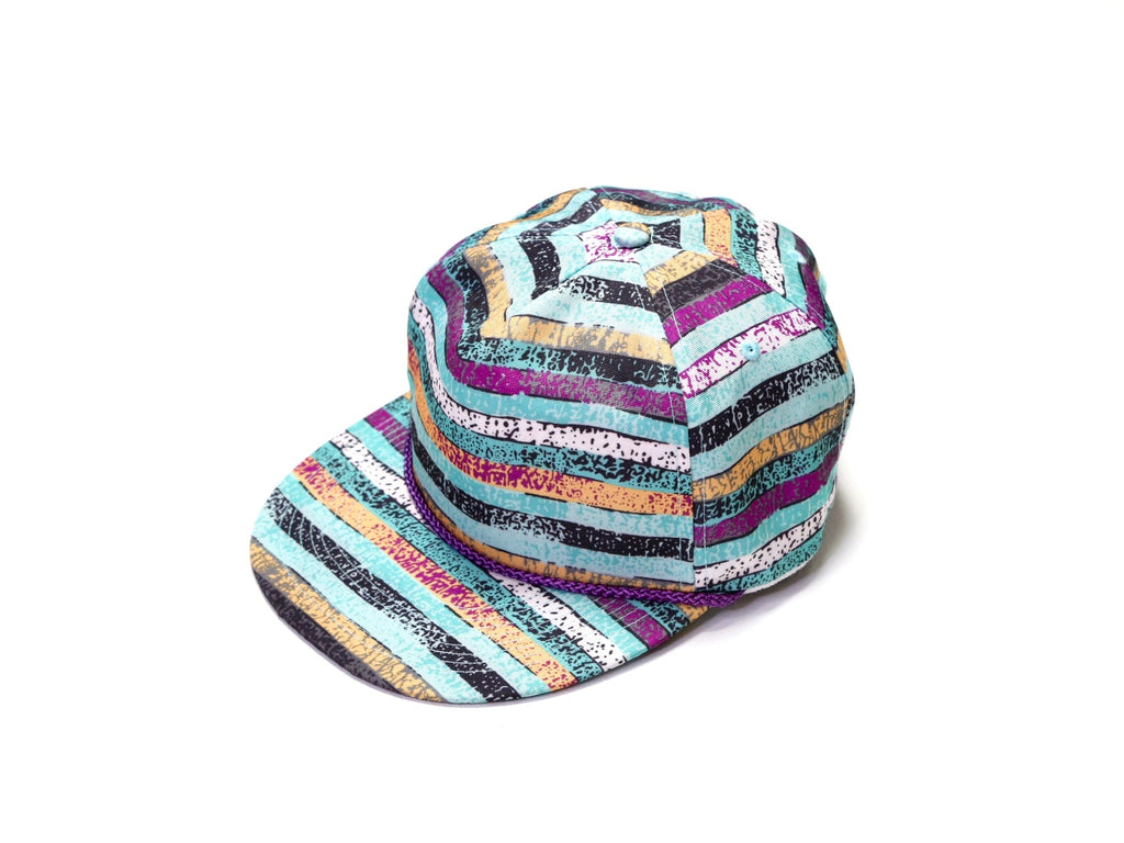 Fresh Prince Snapback - Teal/Stripe