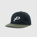 “P” CANVAS CAP | BLACK/GREEN