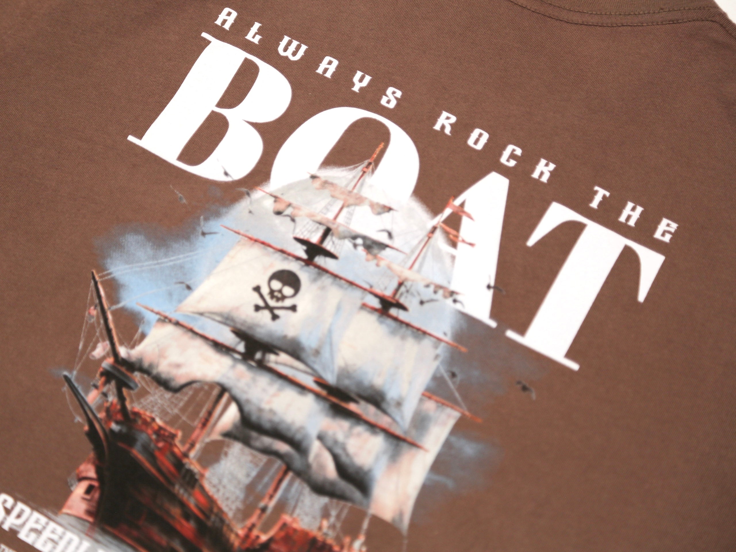 Always Rock The Boat T - Chocolate