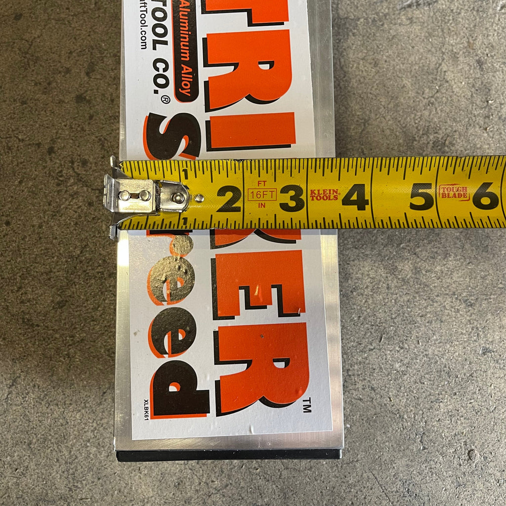 KRAFT TOOL CO. Striker Screed 168”x3-1/2”x1-1/2” ALUMINUM CC614AL