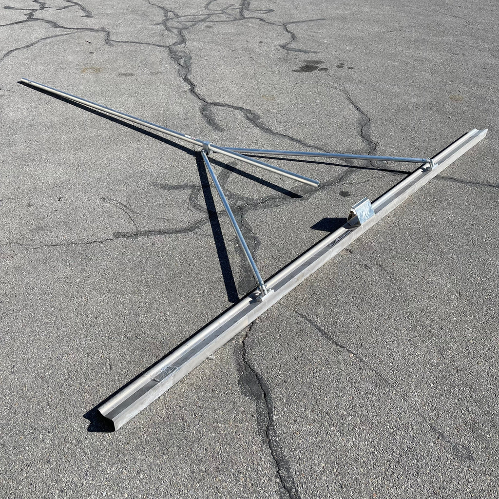 KRAFT TOOL CO. Extru-Lite Magnesium Paver 123.5” handle 144” x 4.5” screed CC291