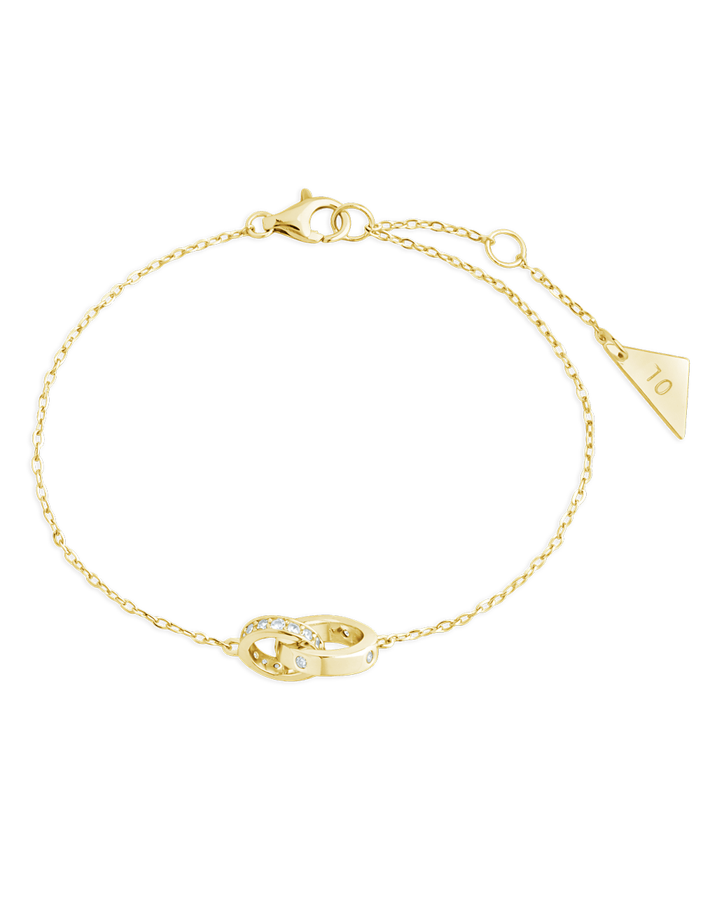 Sterling Silver Keilani Lock Link Bracelet