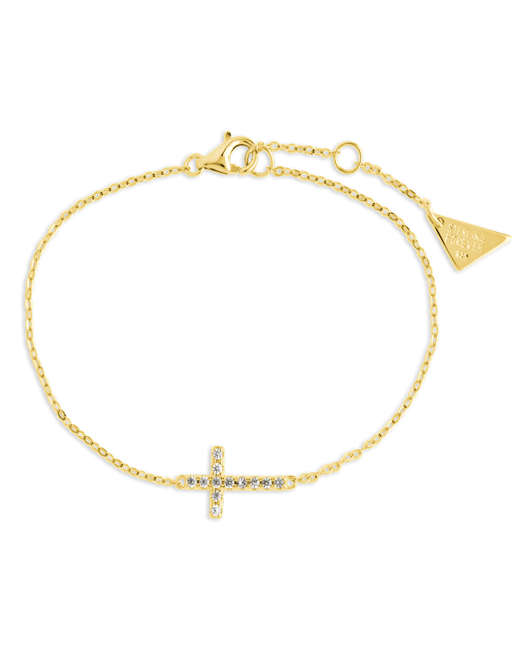 Sterling Silver Kinsey Luxe Cross Accent Bracelet