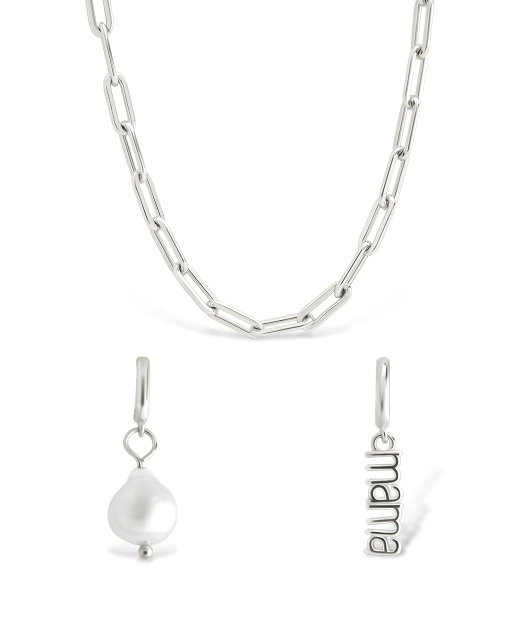 Mother's Day Charm Necklace Set