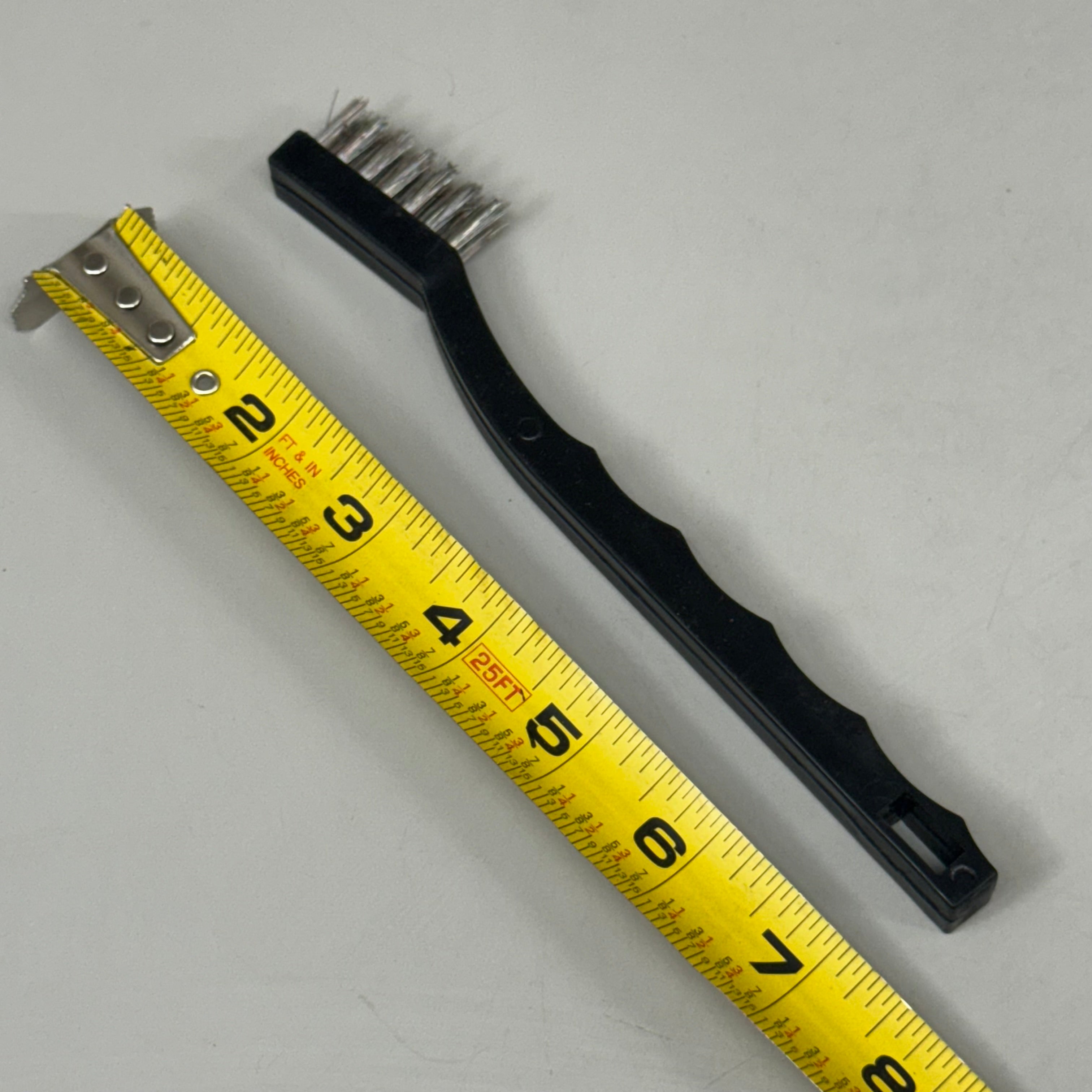 (40 Brushes, 1 Box) Anti-Static Hand Tool Brushes For Removing Dirt 7" Overall Length Black (New Other- Slightly Damaged Packaging)