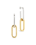 Doreen Mixed Metal Oval Drops