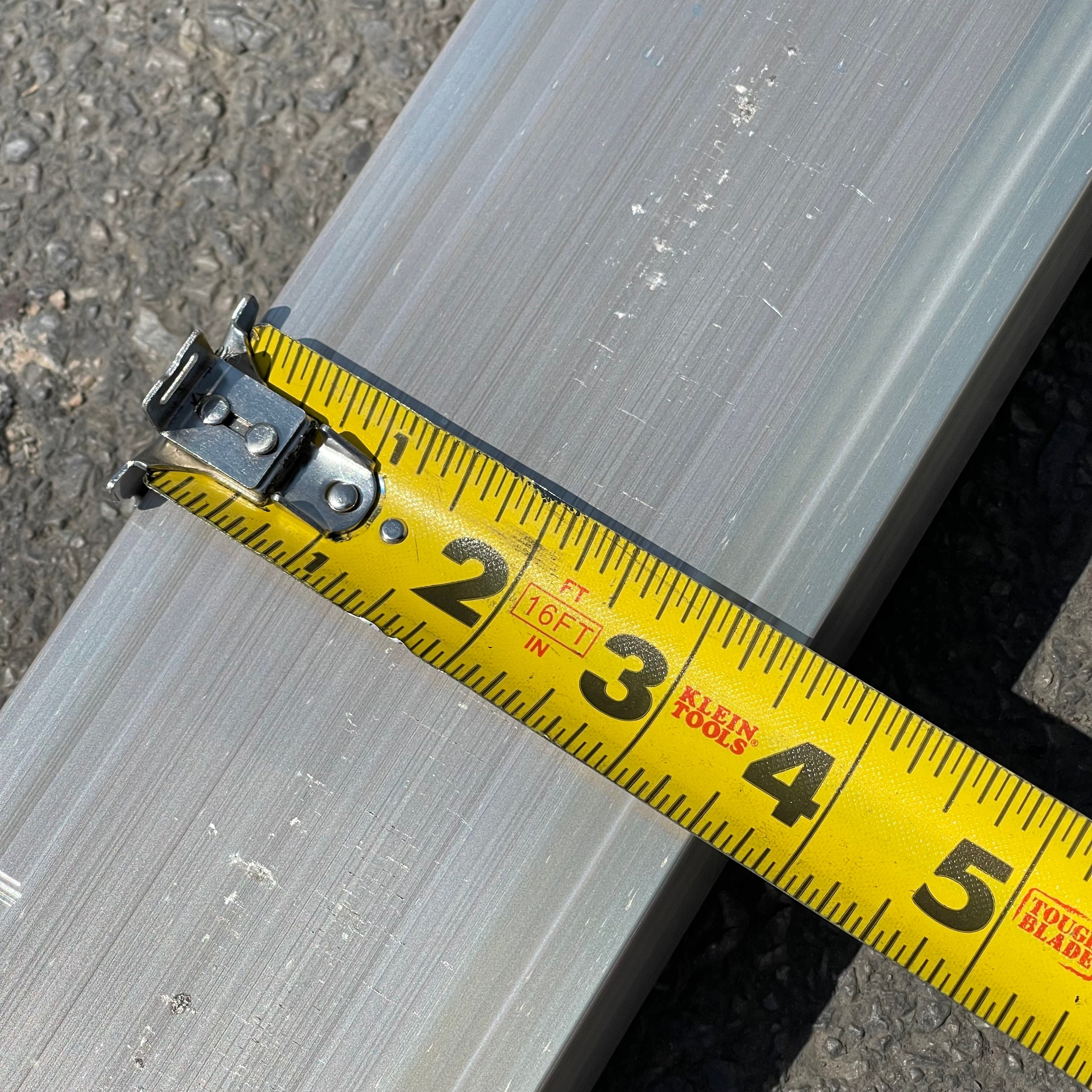 Z@ KRAFT TOOL CO. Magnesium Screed 14ft x 3-1/2” x 1-1/2” CC614