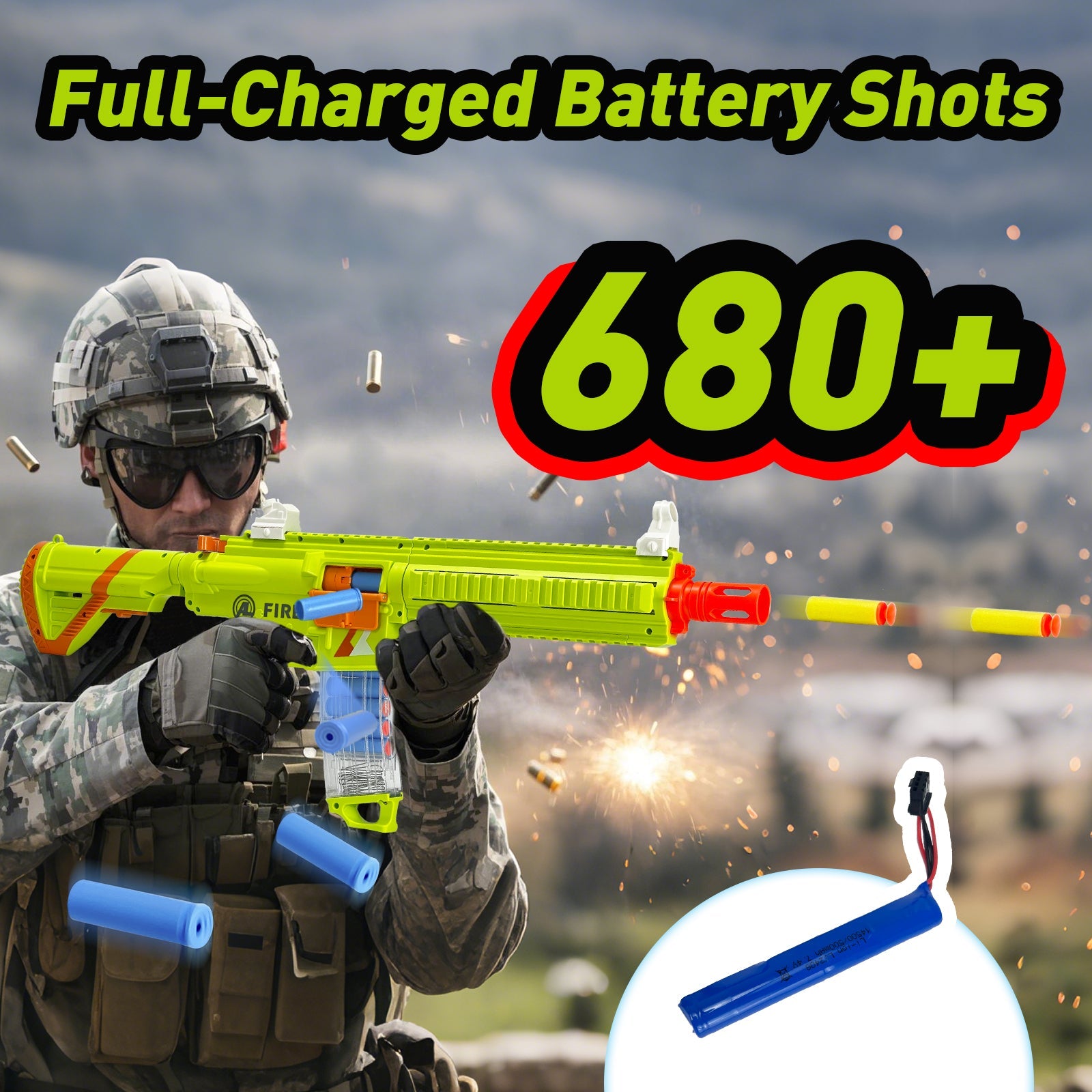 Automatic 416 Toy Gun, Electric Suction Darts Toy Gun, H416 Toy Gun, two shooting modes, for adults, teenagers, holiday gifts, birthday gifts,