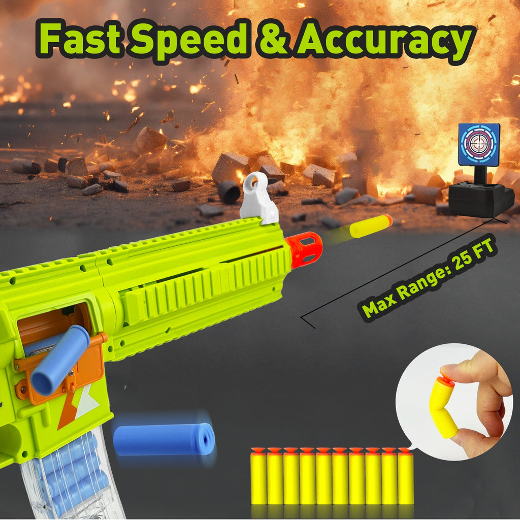 Automatic 416 Toy Gun, Electric Suction Darts Toy Gun, H416 Toy Gun, two shooting modes, for adults, teenagers, holiday gifts, birthday gifts,