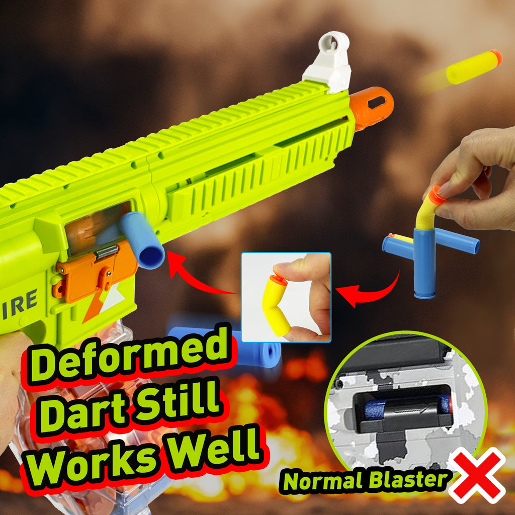 H416 Semi-Automatic Foam Dart Blaster – Shell Ejection, Rechargeable Battery & 22-Round Magazine