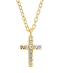 Sterling Silver Sinead Sparkling Cross Pendant