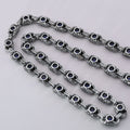 Aragogaceous pattern sapphire necklace for couples