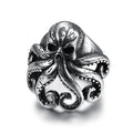 Pirate octopus tentacle punk style ring