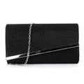 Fashion hard bag clutch metal chain bag