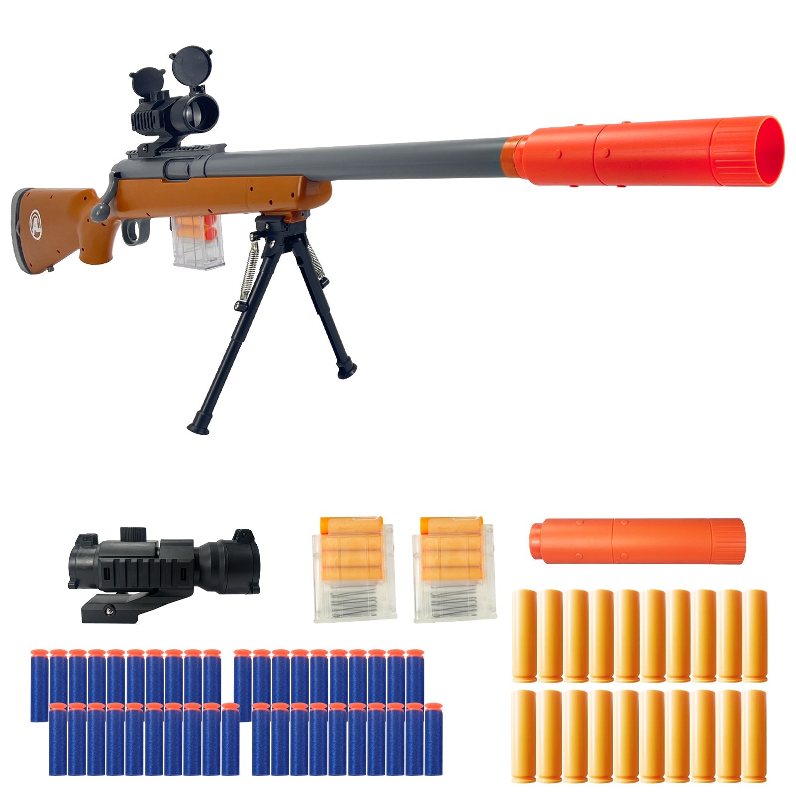 M24 Tactical Sniper Rifle Toy – Realistic Foam Dart Blaster for Backyard Combat Play